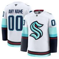 Seattle Kraken White Away Premium Custom Jersey