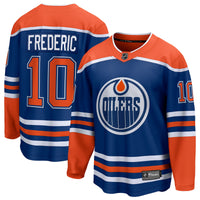 Edmonton Oilers Trent Frederic Royal Home Breakaway Jersey
