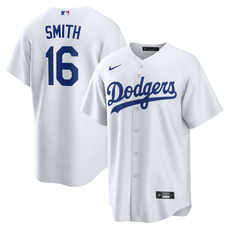 Los Angeles Dodgers Will Smith White Home Replica Jersey