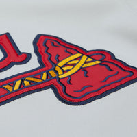 Atlanta Braves Fred McGriff Gray 1995 Throwback Authentic Jersey