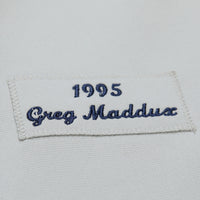 Atlanta Braves Greg Maddux Gray 1995 Throwback Authentic Jersey