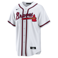 Atlanta Braves John Smoltz White Home Retired Player Replica Jersey