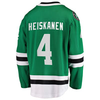 Dallas Stars Miro Heiskanen Kelly Green Team Color Breakaway Player Jersey