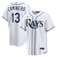 Tampa Bay Rays Junior Caminero White Home Replica Jersey