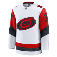 Carolina Hurricanes Andrei Svechnikov White Away Premium Jersey