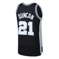 Tim Duncan Black San Antonio Spurs 1998-99 Hardwood Classics Swingman Jersey