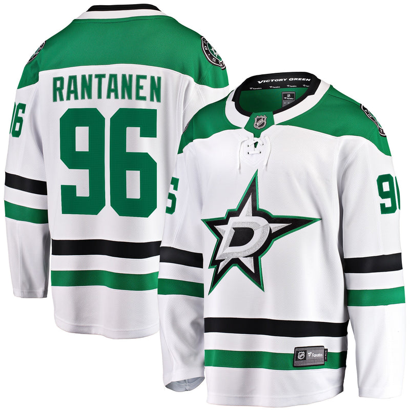 Dallas Stars Mikko Rantanen White Away Breakaway Jersey