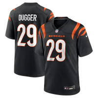 Cincinnati Bengals Kyle Dugger Black Team Game Jersey