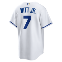 Kansas City Royals Bobby Witt Jr. White Home Replica Player Jersey