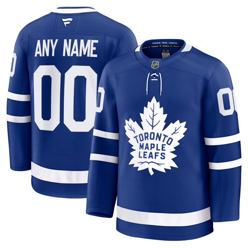 Toronto Maple Leafs Blue Home Premium Custom Jersey