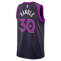 Minnesota Timberwolves 2025/26 City Edition Swingman Jersey - Black - Julius Randle