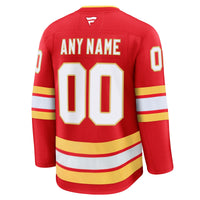 Calgary Flames Red Home Premium Custom Jersey