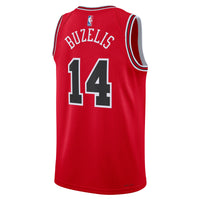 Chicago Bulls Icon Swingman Jersey - Red - Matas Buzelis
