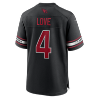 Arizona Cardinals Jeremiyah Love Black Alternate Game Player Jersey