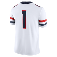 #1 Arizona Wildcats Road Game Football Jersey - White