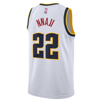 Denver Nuggets Association Edition Swingman Jersey - White - Zeke Nnaji