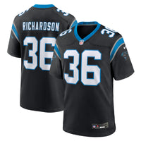 Carolina Panthers Demani Richardson Black Team Game Jersey