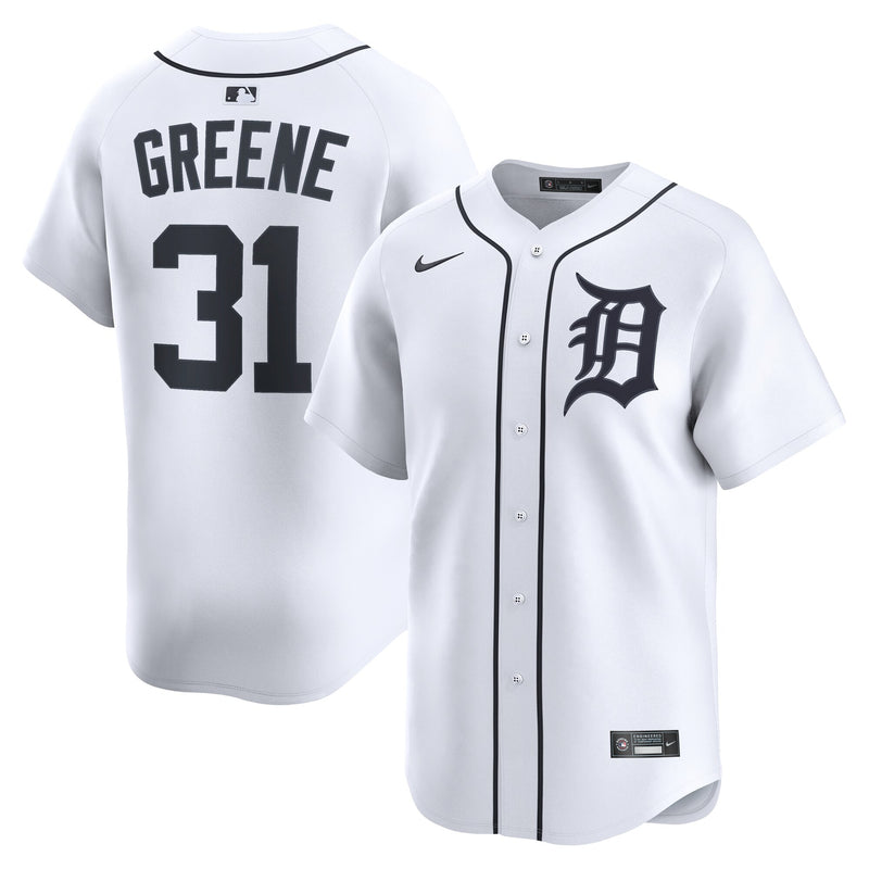 Detroit Tigers Riley Greene White Home Limited Player Jersey
