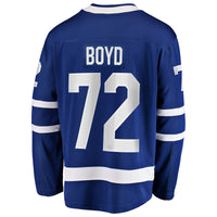 Toronto Maple Leafs Travis Boyd Blue Home Breakaway Jersey
