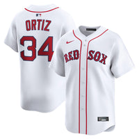 Boston Red Sox David Ortiz White Home Limited Jersey