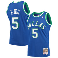Jason Kidd Blue Dallas Mavericks 1994-95 Hardwood Classics Swingman Player Jersey