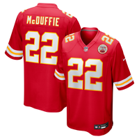 Kansas City Chiefs Trent McDuffie Red Game Jersey
