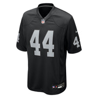 Las Vegas Raiders Tommy Eichenberg Black Team Game Jersey