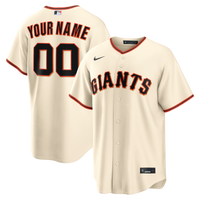 San Francisco Giants Cream Home Replica Custom Jersey