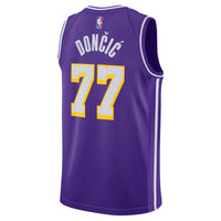 Los Angeles Lakers Statement Edition Swingman Jersey - Purple - Luka Doncic