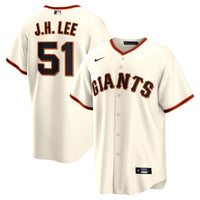 San Francisco Giants Jung Hoo Lee Cream Home Replica Player Jersey
