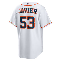 Houston Astros Cristian Javier White Home Replica Jersey