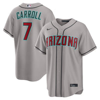 Arizona Diamondbacks Corbin Carroll Gray Road Replica Jersey