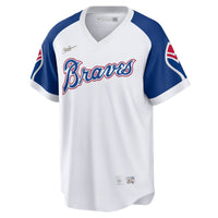 Atlanta Braves Hank Aaron White Home Cooperstown Collection Player Jersey