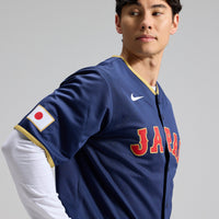 Japan Baseball Navy 2026 World Baseball Classic Road Stadium Jersey