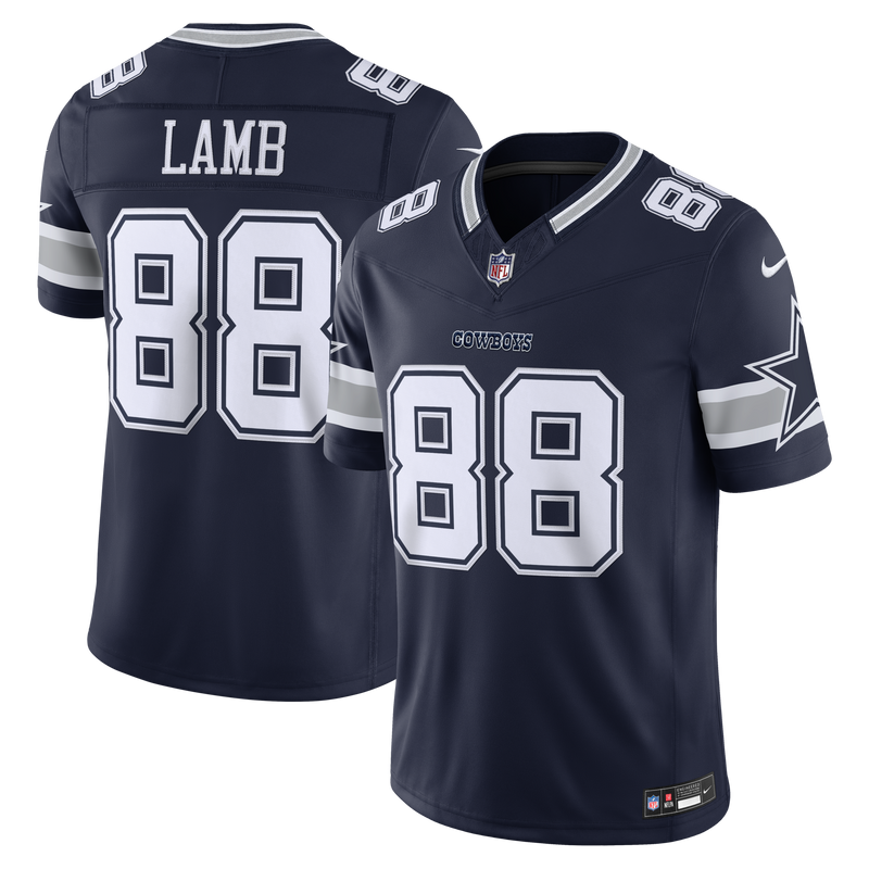Dallas Cowboys CeeDee Lamb Navy Team Vapor F.U.S.E. Stitched Limited Jersey