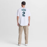 Seattle Mariners Cole Young White Home Replica Jersey