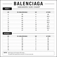 Balenciaga 3XL Sneakers Black - Unisex