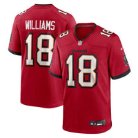 Tampa Bay Buccaneers Josh Williams Red Team Game Jersey