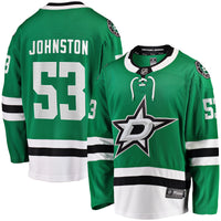 Dallas Stars Wyatt Johnston Kelly Green Home Breakaway Player Jersey