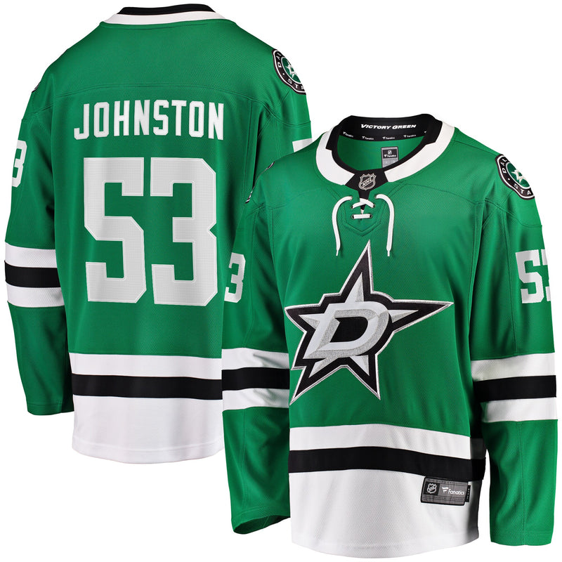Dallas Stars Wyatt Johnston Kelly Green Home Breakaway Player Jersey