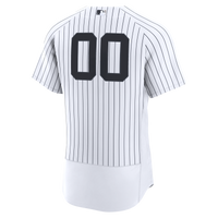 New York Yankees White Home Authentic Custom Jersey