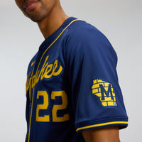 Milwaukee Brewers Christian Yelich Navy Alternate Limited Jersey