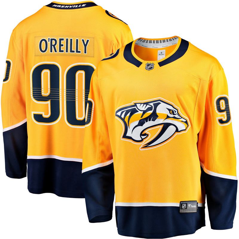 Nashville Predators Ryan O'Reilly Gold Home Breakaway Jersey