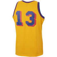 Wilt Chamberlain Gold San Francisco Warriors 1962-63 Hardwood Classics Swingman Jersey