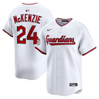 Cleveland Guardians Triston McKenzie White Home Limited Player Jersey