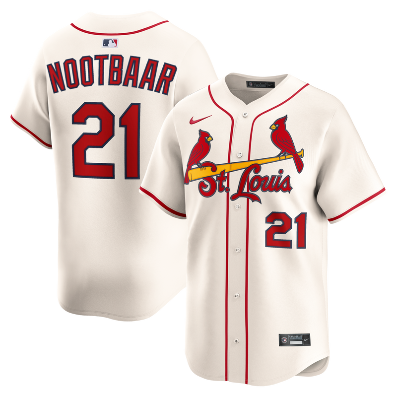 St. Louis Cardinals Lars Nootbaar Cream Alternate 2 Limited Jersey