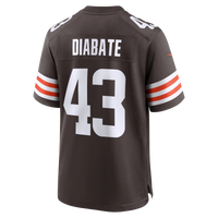 Cleveland Browns Mohamoud Diabate Brown Team Game Jersey