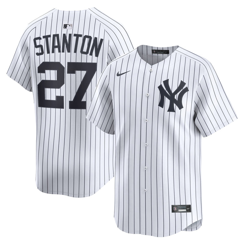 New York Yankees Giancarlo Stanton White Home Limited Player Jersey