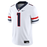 #1 Arizona Wildcats Road Game Football Jersey - White
