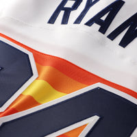Houston Astros Nolan Ryan White Throwback Authentic Jersey